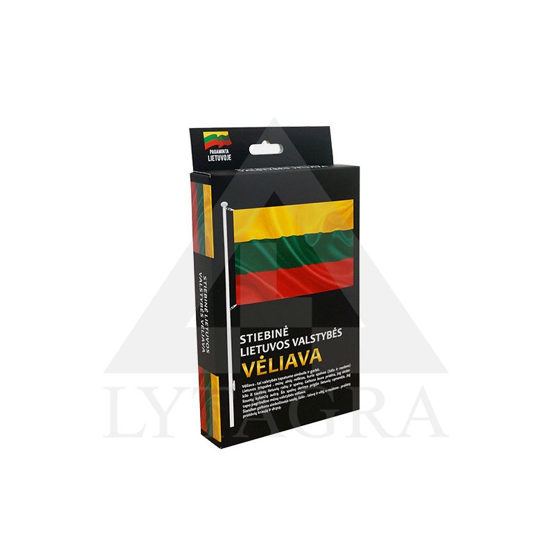 LIETUVOS VĖLIAVA SPAUSTA 100 170CM (K)