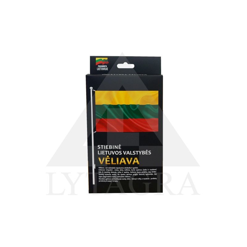 LIETUVOS VĖLIAVA SPAUSTA 100 170CM (K)