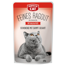 PERFECTO CAT guliašias su veršiena katėms 100 g. 14168