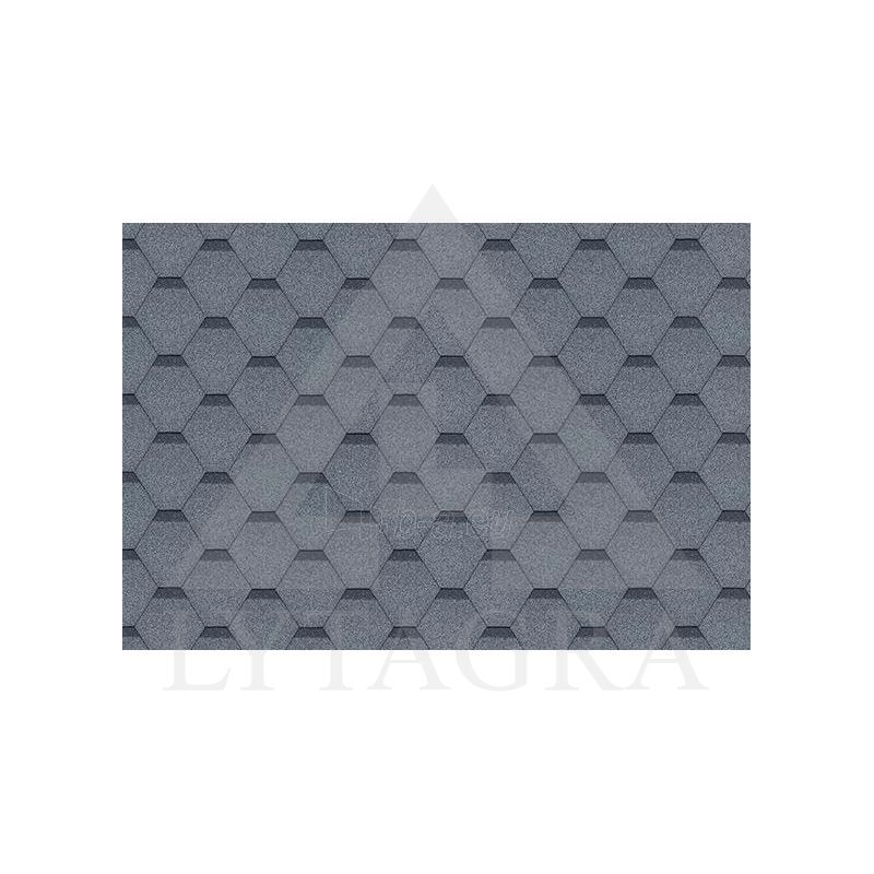BITUMINĖS ČERPĖS PILKOS ROCK HEXAGONAL