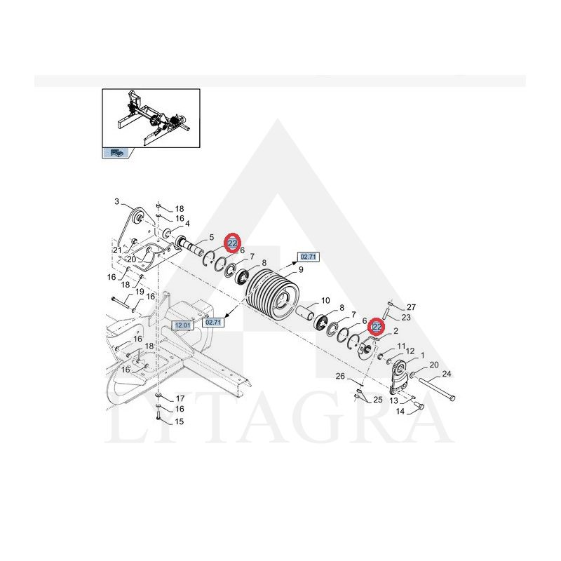 300633 / 80300633 METALINIAI FIKSAVIMO ŽIEDAI