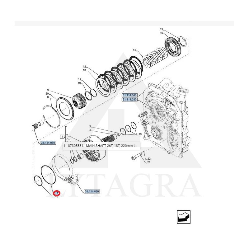 5143775 ŽIEDAS SANKABĖLĖSSAND. 6/186
