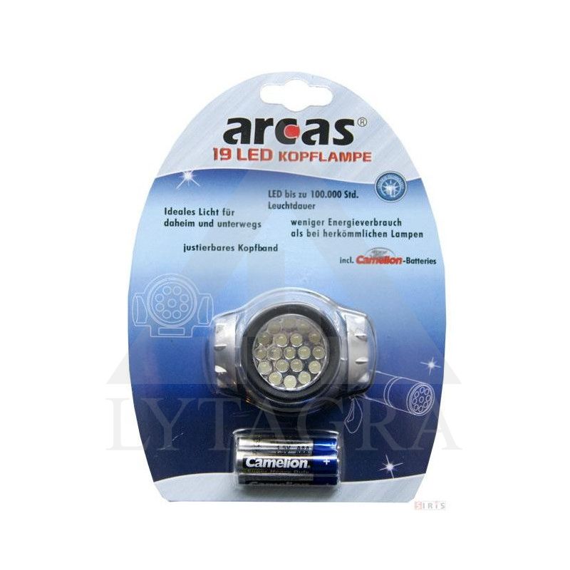 Galvos žibintuvėlis „ARCAS" 28 LED