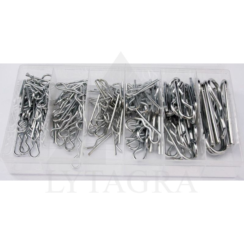 Spyruoklinių fiksatorių rinkinys 150 vnt.