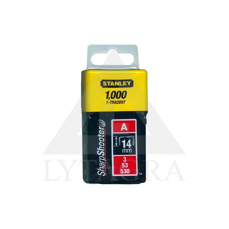 53 A tipo kabės „STANLEY" 1000 vnt. 14 mm