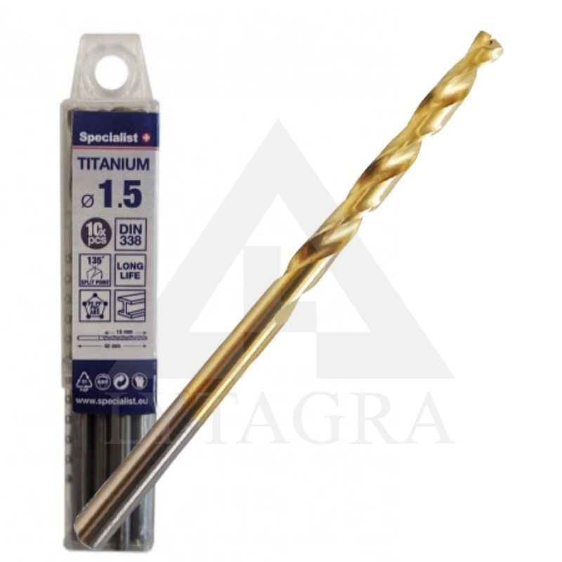 Specialist+ Titan met. gr. 1.5 mm 10vnt