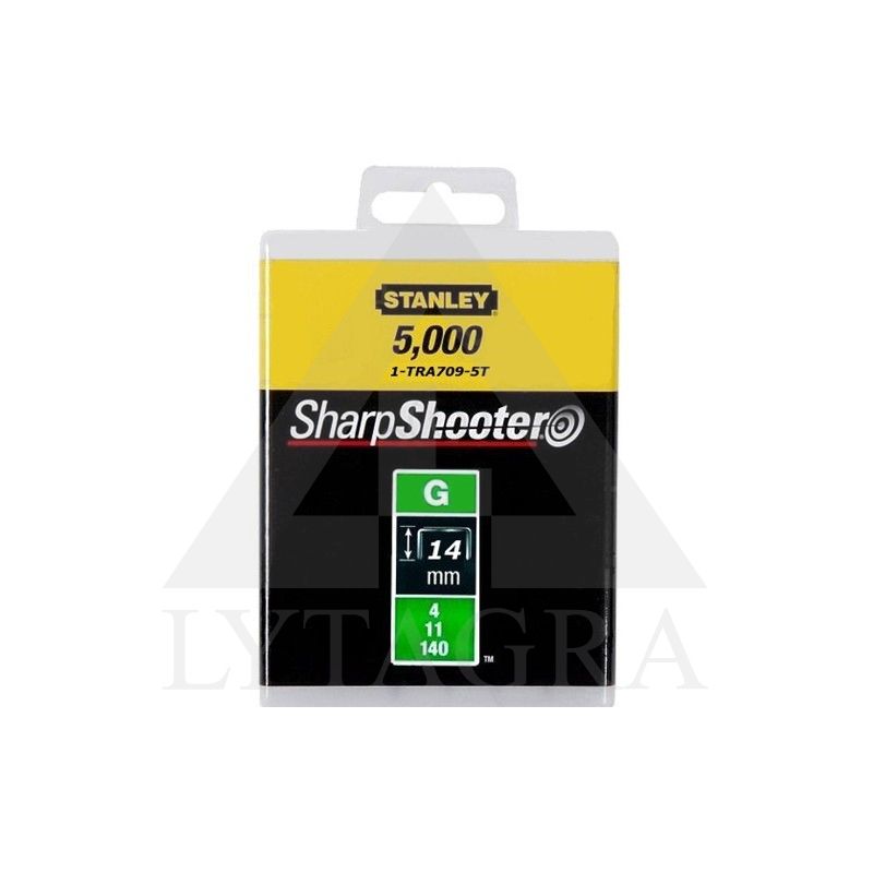 140 G tipo kabės „STANLEY" 5000 vnt. 8 mm