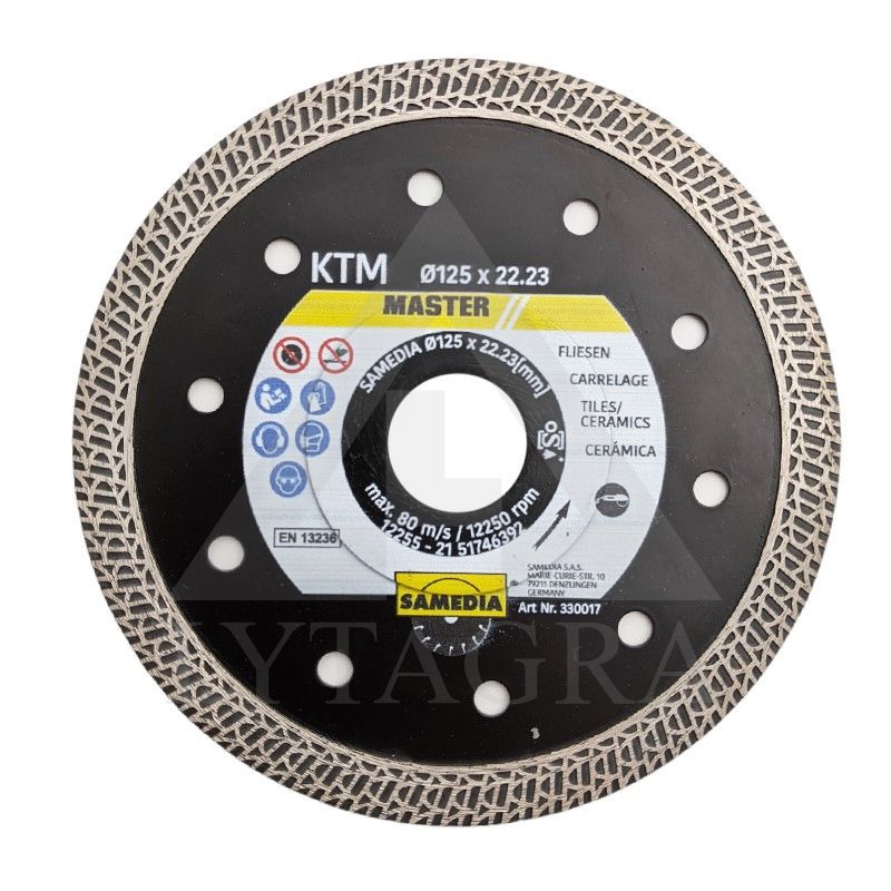 Deim. dis. „SAMEDIA" KTM 125x22,2/1,4 mm
