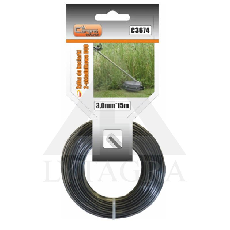 Dvigub. pjovimo valas trimeriams 2 mm