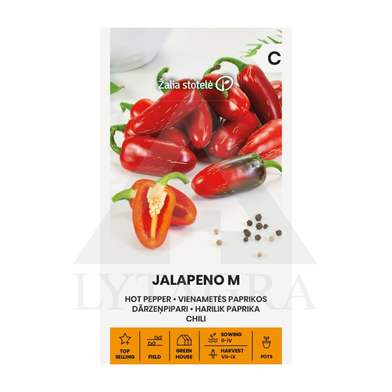 VL PAPRIKOS VIENAMETĖS JALAPENO M