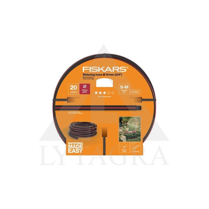Laistymo žarna 19mm (3/4) 20m Q3/ Fiskars 1027109