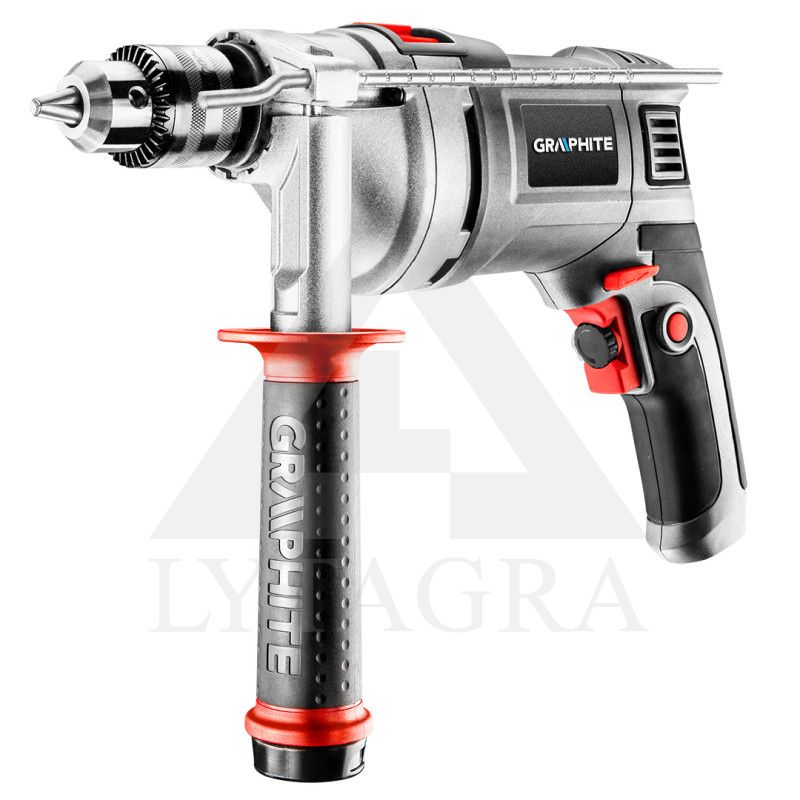 Smūginis gręžtuvas GRAPHITE 850W, griebtuvas 13mm,
