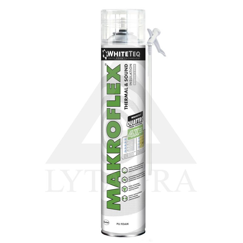 MONTAVIMO PUTOS MAKROFLEX WHITETEQ 750ML