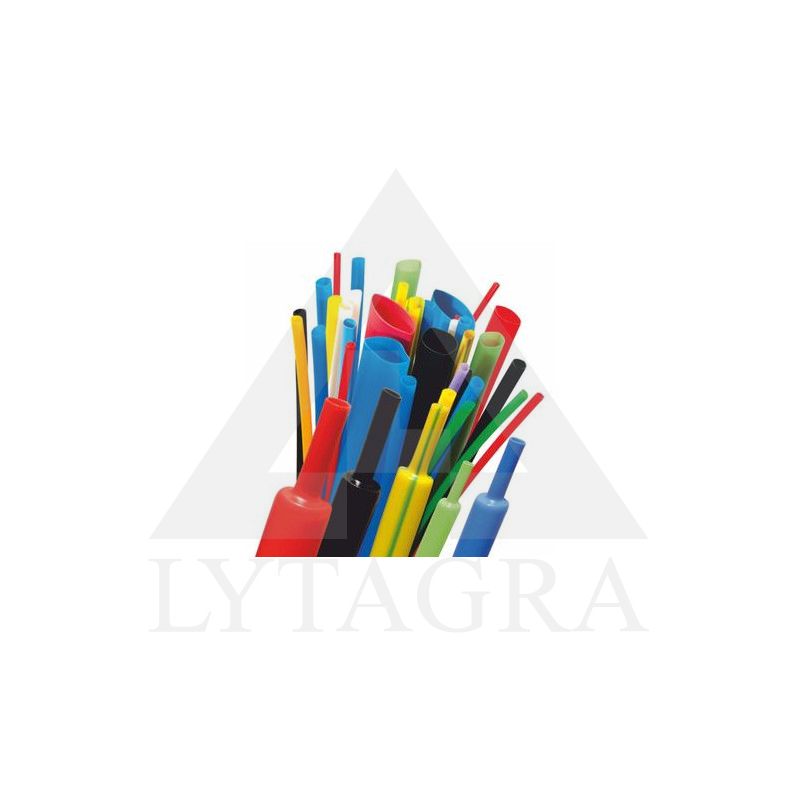 TERMOKEMBRIKAS 9.5/4.8MM  1M  JUODAS