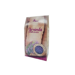 Natūrali vonios druska AQUA AMBER LEVANDA 500 g.