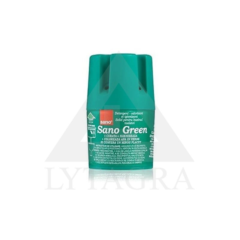 SANO WC VALYMO PRIEMONĖ UNITAZO BAKELIUI GREEN