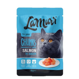 100 g Konservai katėms LAMURR su lašiša padaže