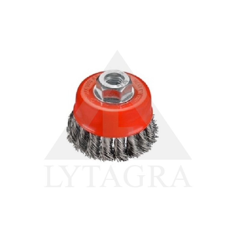 Taurės formos šepetys pinta viela OSBORN (Ø 65 mm  0,5 mm)