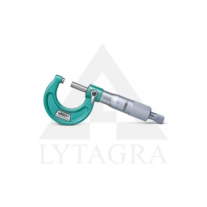 IŠORINIS MIKROMETRAS INSIZE 0-25MM IN3203-25A
