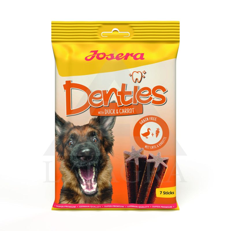 Skanėstai šunims Josera Denties su antiena ir morkomis 180 g. JOS0697