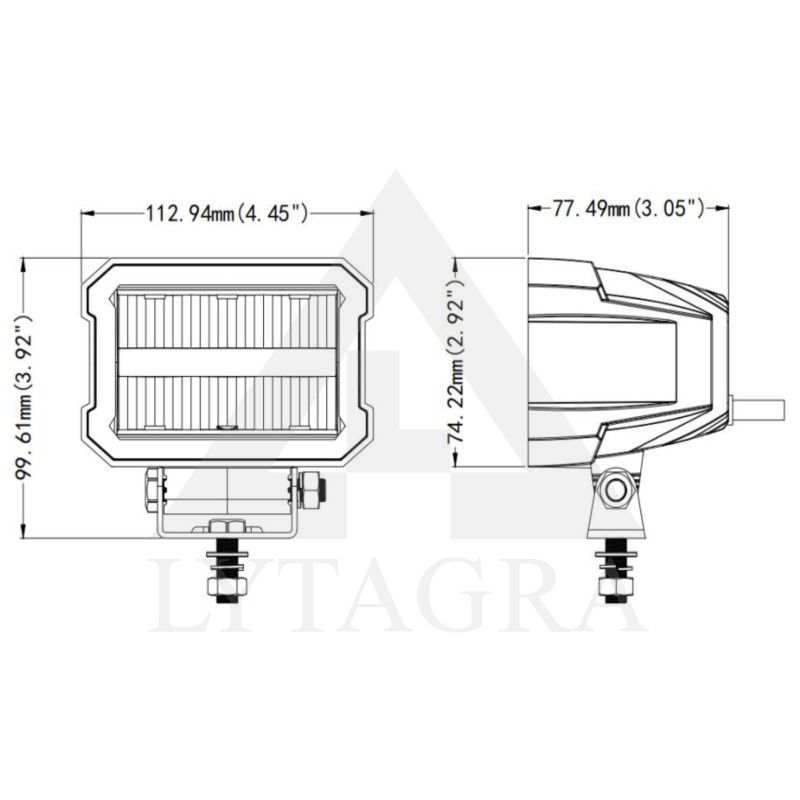 Led darbinis žibintas 20W/3W  (COMBO) 453701154