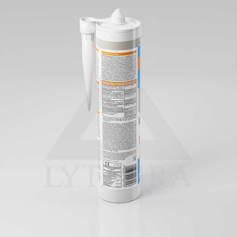 Sanitarinis silikonas KNAUF SANITARINIS SILIKONAS SANDGRAU 300 ML