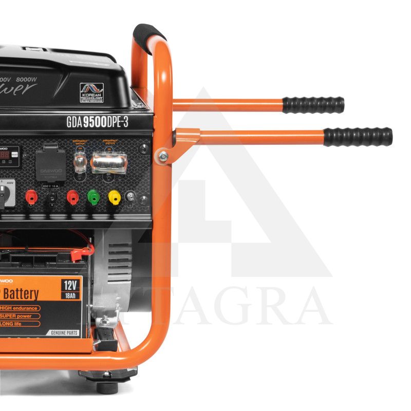 Benzininis elektros generatorius 8,0 kW Daewoo GDA 9500DPE-3