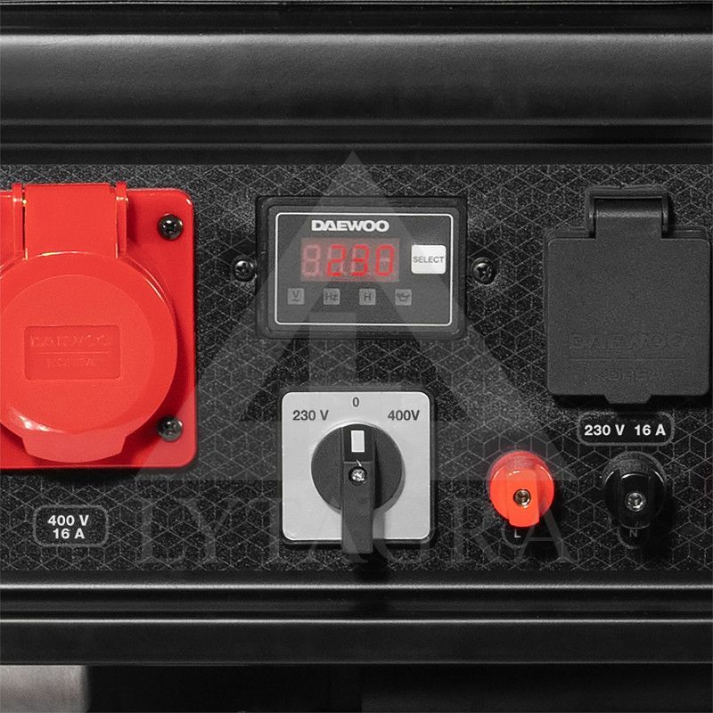 Benzininis elektros generatorius 8,0 kW Daewoo GDA 9500DPE-3