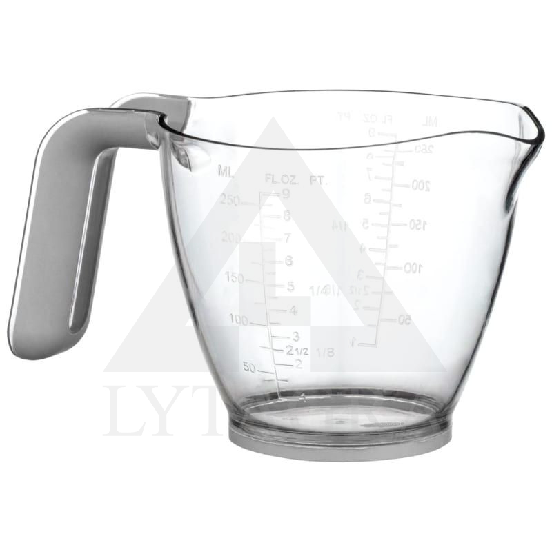 Indas matavimui plast. 250ml su guma