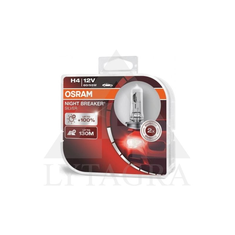 OSRAM LEMPUTĖS H4  NIGHT BREAKER