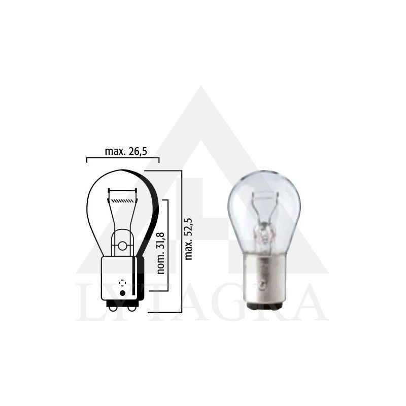 Lemputė 24/21/5 Bay15d 5239 FL