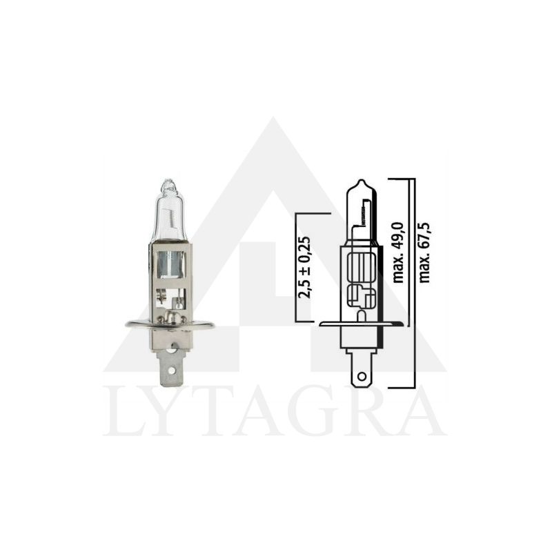 Halogeninė lemputė H1 12/55 3021 FL