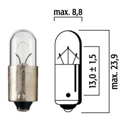 Lemputė 12/4 Ba9s 4088 FL