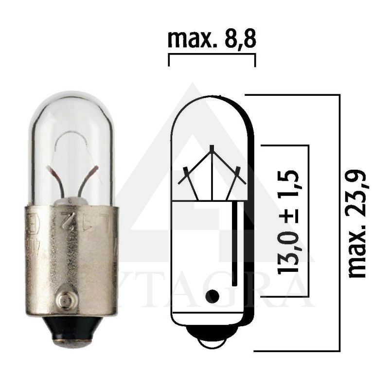 Lemputė 12/4 Ba9s 4088 FL