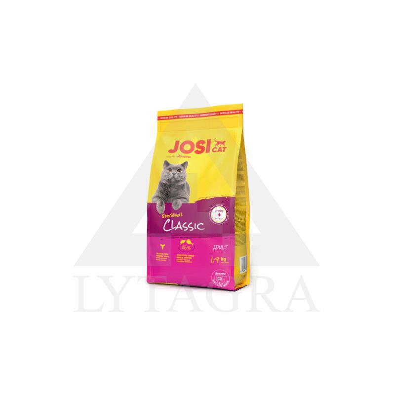 JOSERA JOSICAT CLASSIC sausas maistas sterilizuotoms katėms 1,9 kg  JOS0694