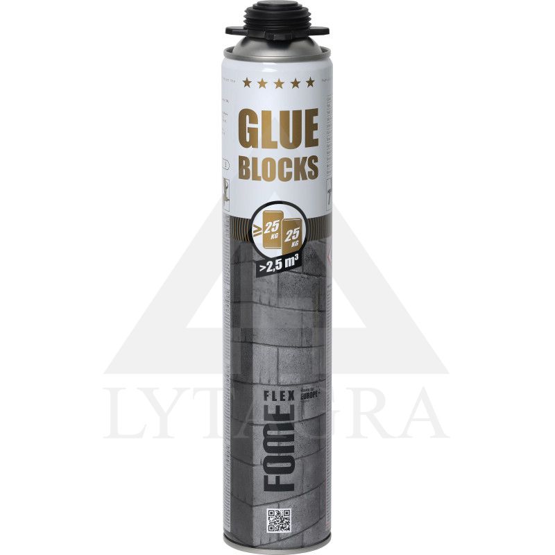 0132017BLOKELIŲ KLIJAI FOME FLEX GLUE BLOCKS 750ML
