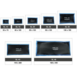 LOPAS RADIALINĖM PADANGOM STR SL20 80X125MM