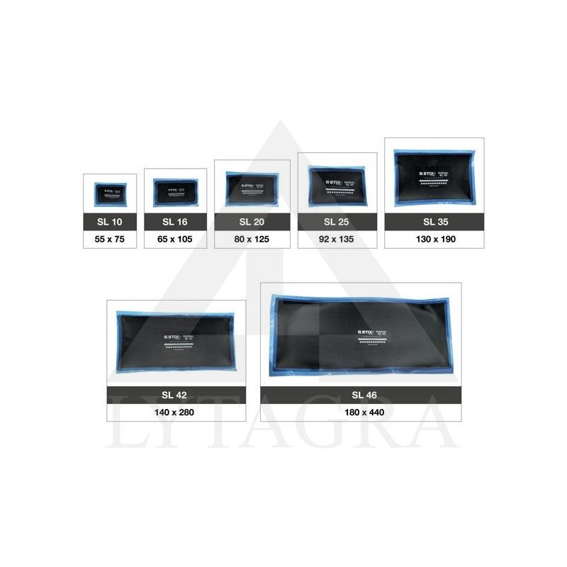 LOPAS RADIALINĖM PADANGOM STR SL20 80X125MM