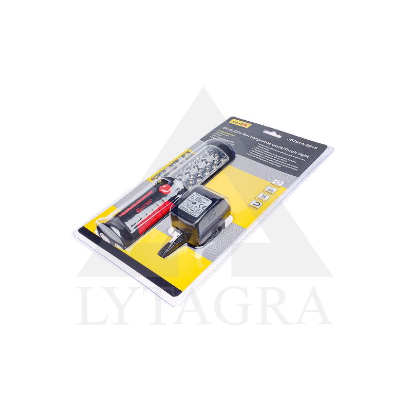 PERNEŠIOJAMA LEMPA LED 28+5SU MAGNETU, SU PAKROVĖJU