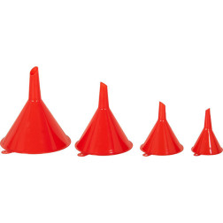 Piltuvai 4 vnt 120 mm,100 mm, 75 mm, 50 mm