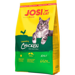 JOSERA JOSICAT CRUNCHY sausas maistas  katėms su vištiena 650 g JOS0342