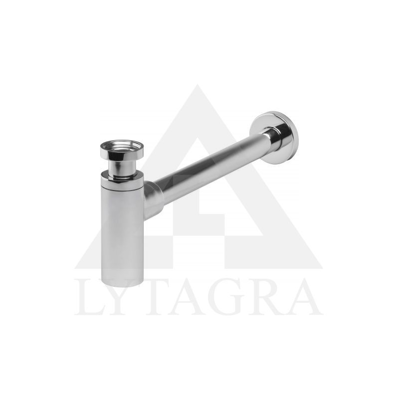 Praustuvo sifonas G1 1/4"x32 mm, apvalus, chromuotas