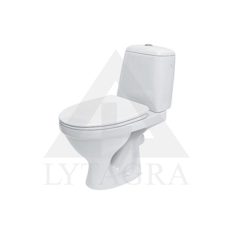 Klozetas CERSANIT EKO 2000 3/6 l komplektas su dangčiu