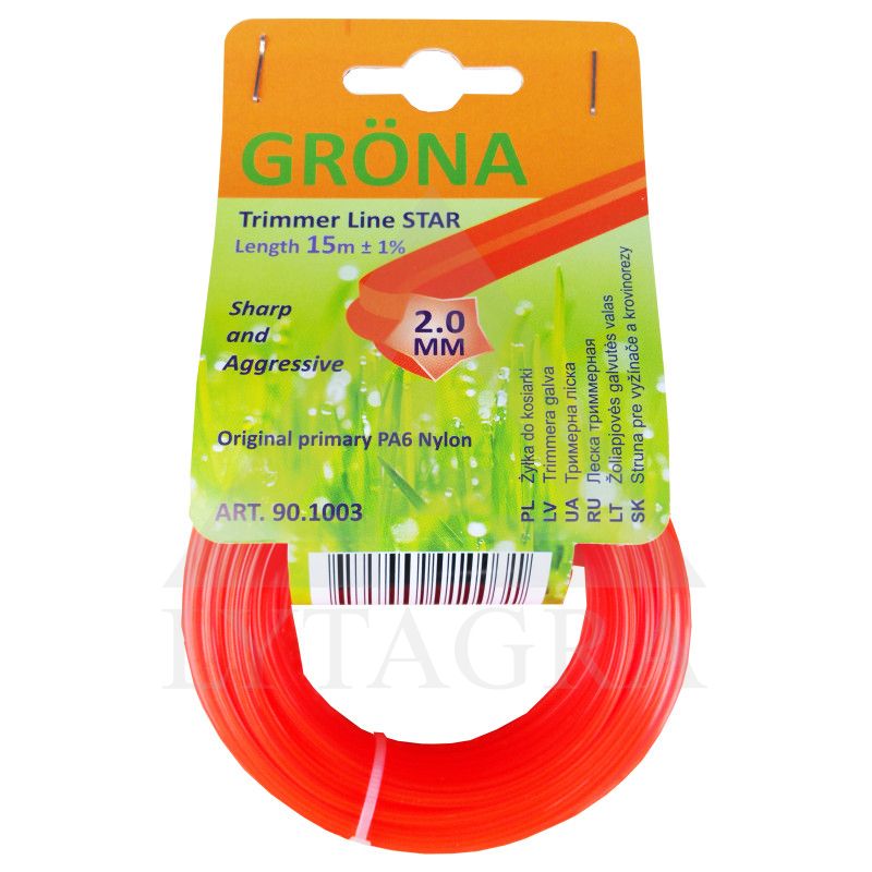 Trimerio valas Grona 90.1006, 3.0x15 žvaigždės forma