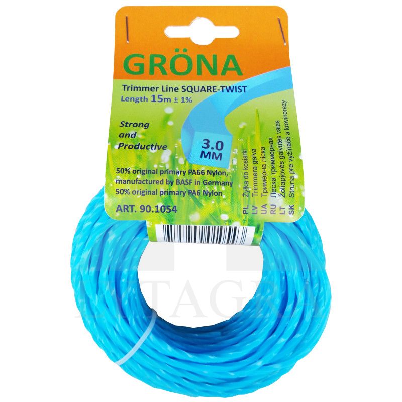 Trimerio valas Grona 90.1052, 2.4x15 sukt. kvadratas