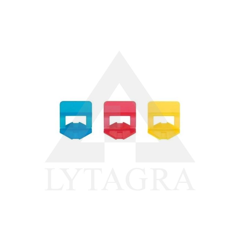 Segtukai plyt.2-12 mm lyginimui 1 mm 400 vnt kibirėlis