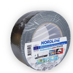NORDLINE Universali armuota audinio juosta, atspari drėgmei, pilka 48mmX50m