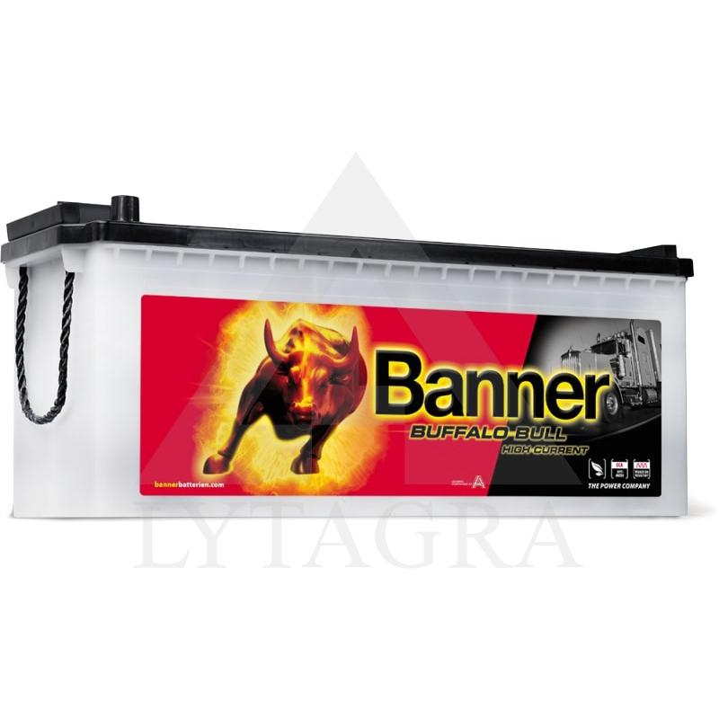 Banner 150Ah 1150A Buffalo Bull HIGH CURRENT akumuliatorius 514x189x195/220mm