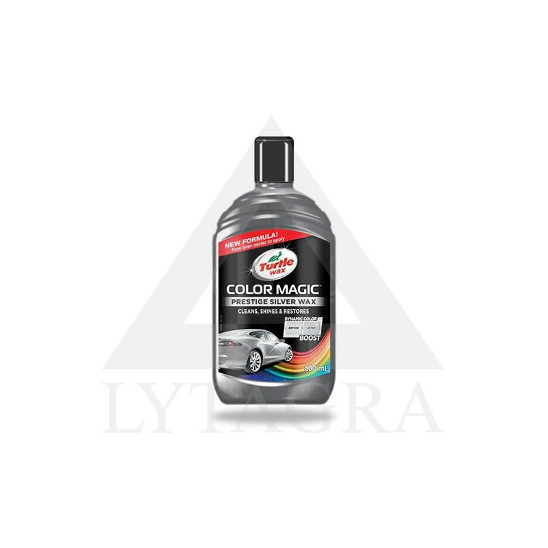 Polirolis Turtle Wax® COLOR MAGIC sidabrinis, 0.5l