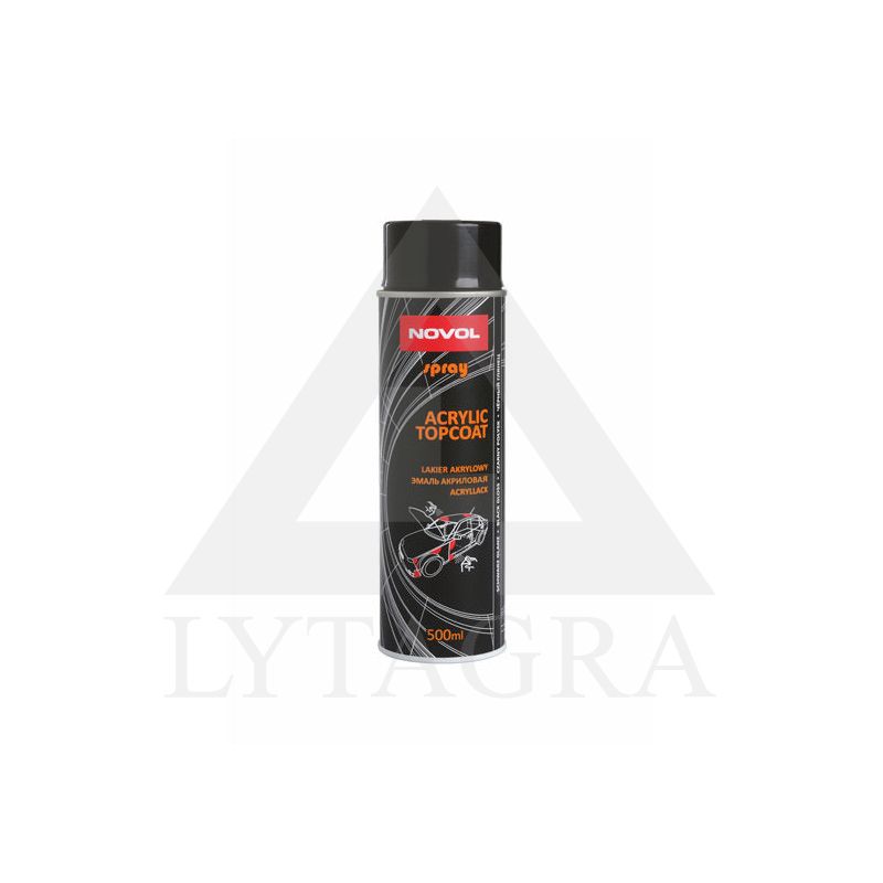 Juodi blizgūs dažai BLACK GLOSS aerozoliniai 500ml